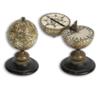 (GLOBE.) Winter, T. B. Fine miniature ivory globe which opens to a sundial.